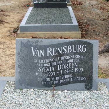 RENSBURG Sylvia Doreen, van 1953-1993