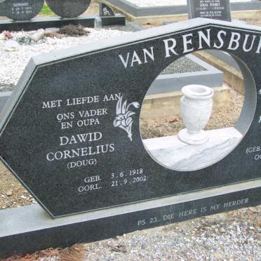 RENSBURG Dawid Cornelius, van 1918-2002 &amp; Maria Doritha Magdelena BOTHA 1925-1993