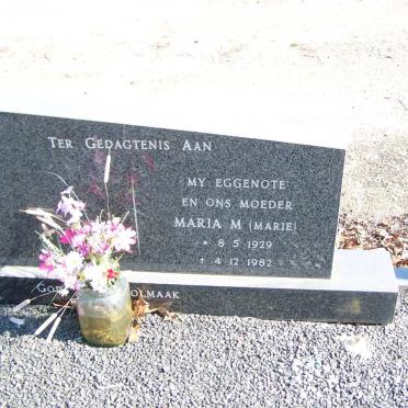 RENSBURG Maria M., Janse van 1929-1982