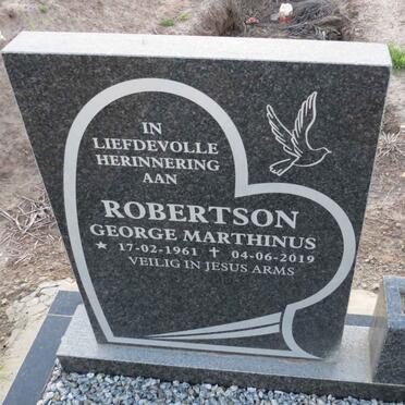 ROBERTSON George Marthinus 1961-2019