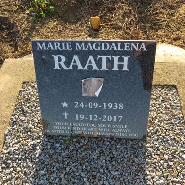 RAATH Marie Magdalena 1938-2017