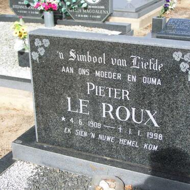 ROUX Pieter, le 1908-1998