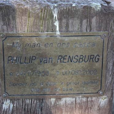 RENSBURG Phillip, van 1953-2002