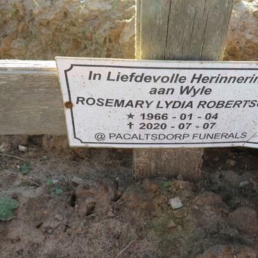 ROBERTSON Rosemary Lydia 1966-2020