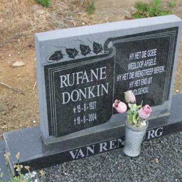 RENSBURG Rufane Donkin, van 1927-2004