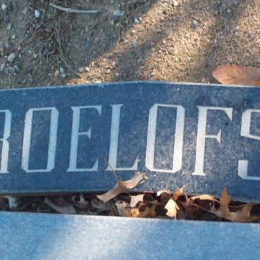 ROELOFSE Frederick Arthur 1924-1990 