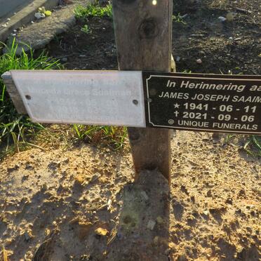 SAAIMAN James Joseph 1941-2021 & Miranda Grace 1944-2018