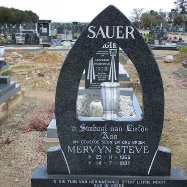 SAUER Mervyn Steve 1968-1997