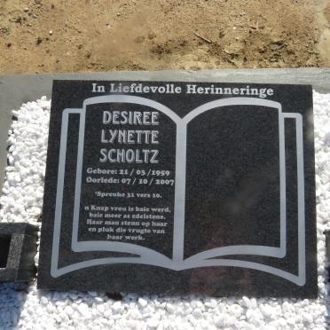 SCHOLTZ Desiree Lynette 1959-2007