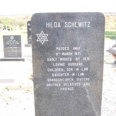 SCHEWITZ Hilda -1971