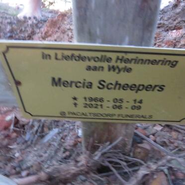 SCHEEPERS Mercia 1966-2021
