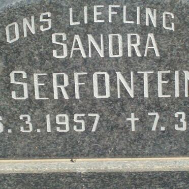 SERFONTEIN Sandra 1957-1957