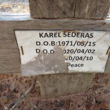 SEDERAS Karel 1971-2020