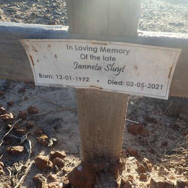 SLUYT Janneta 1972-2021