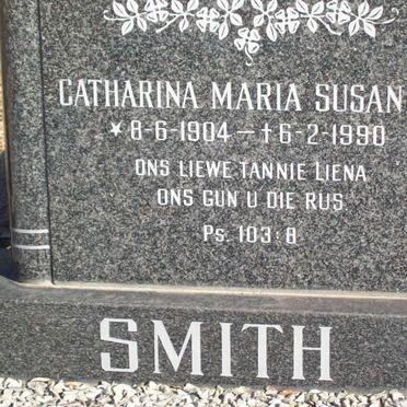 SMITH Catharina Maria Susanna 1904-1990