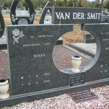 SMIT Willem Jacobus, van der 1911-1986 &amp; Susan 1912-1999