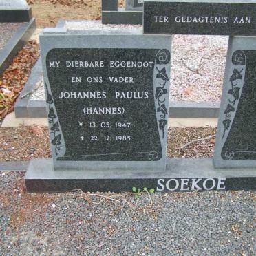 SOEKOE Johannes Paulus 1947-1985