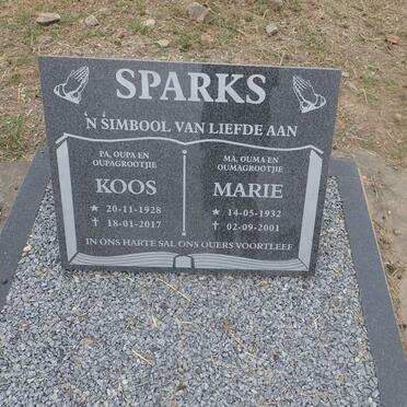 SPARKS Koos 1928-2017 & Marie 1932-2001