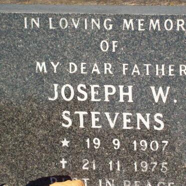 STEVENS Joseph W. 1907-1975