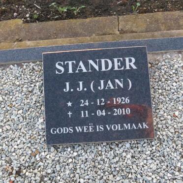 STANDER J.J. 1926-2010