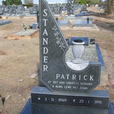 STANDER Patrick 1969-1991