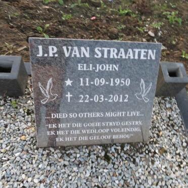 STRAATEN J.P., van 1950-2012