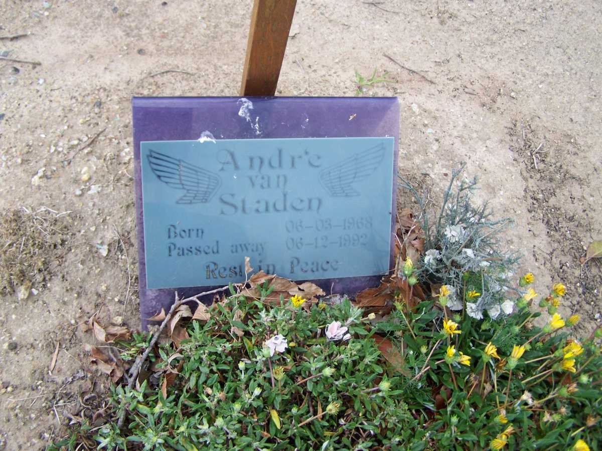 STADEN Andre, van 1968-1992