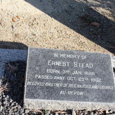 STEAD Ernest 1888-1962