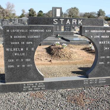 STARK Wilhelm F.H. 1901-1971 &amp; Martha S.L. 1904-1988