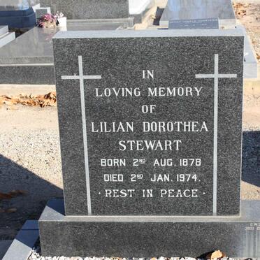 STEWART Lilian Dorothea 1878-1974