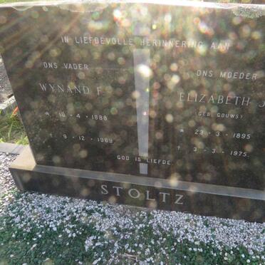 STOLTZ Wynand F. 1888-1969 &amp; Elizabeth J. GOUWS 1895-1975