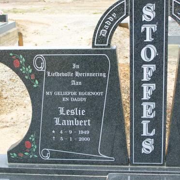 STOFFELS Leslie Lambert 1949-2000
