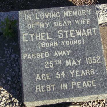 STEWART Ethel nee YOUNG -1952