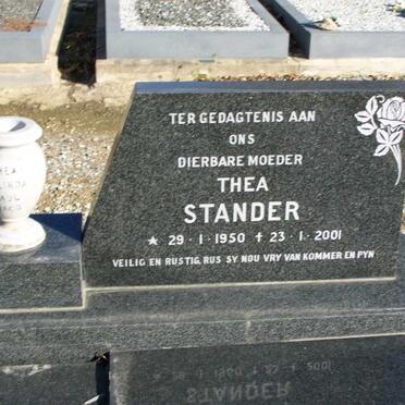 STANDER Danie 1947-1980 &amp;  Thea 1950-2001