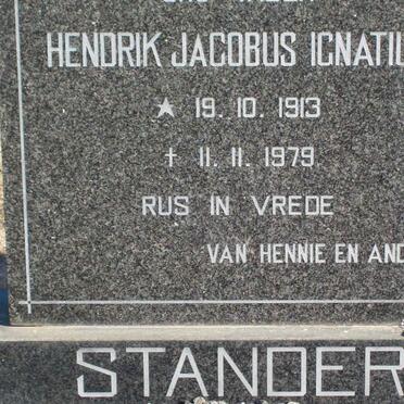 STANDER Hendrik Jacobus Ignatius 1913-1979