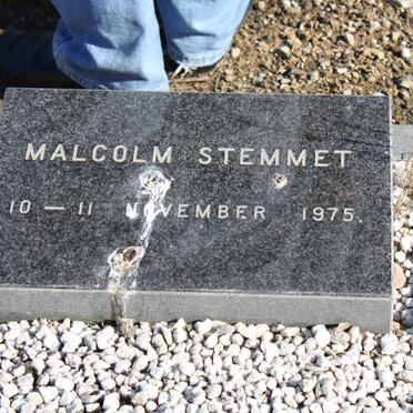 STEMMET Malcolm 1975-1975