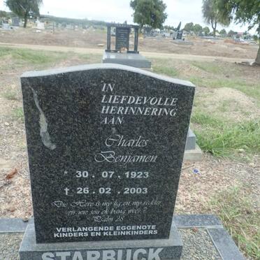 STARBUCK Charles Benjamen 1923-2003