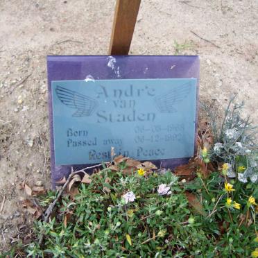 STADEN Andre, van 1968-1992