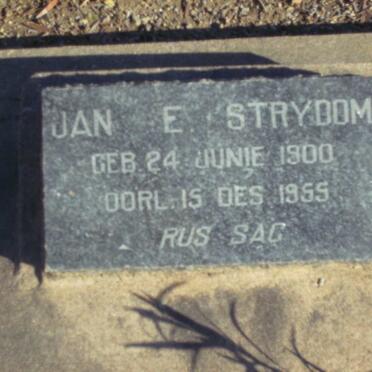 STRYDOM Jan E. 1900-1955
