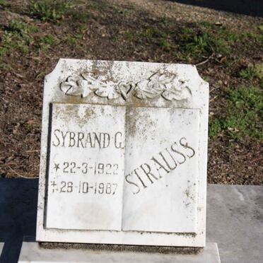 STRAUSS Sybrand G. 1922-1987