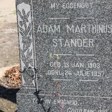 STANDER Adam Marthinus 1903-1957