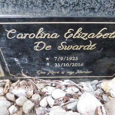 SWARDT Carolina Elizabeth, de 1925-2016