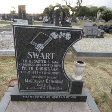 SWART Pieter Christiaan 1925-1988 &amp; Magdalena Catherina ELLIS 1931-2014