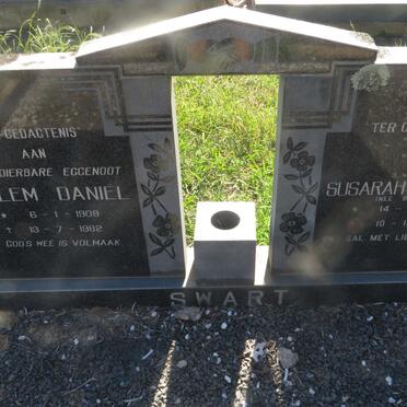 SWART Willem Daniel 1908-1982 & Susarah Susanna BOSHOFF 1913-1984