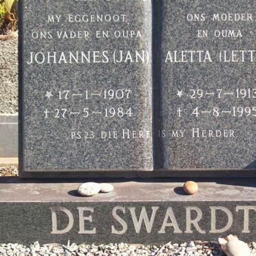 SWARDT Johannes, de 1907-1984 &amp; Aletta 1913-1995