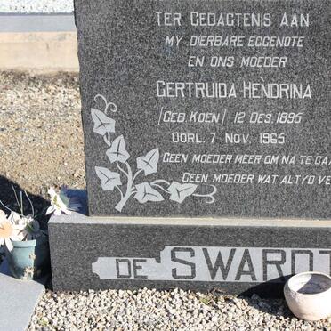 SWARDT Gertruida Hendrina, de nee KOEN 1895-1965