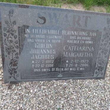 SWART Gideon Johannes Jacobus 1917-1991 & Catharina Margaretha 1923-2006