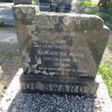 SWARDT Margaretha Maria, de -1963