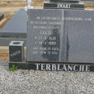 TERBLANCHE Cecil 1930-1989