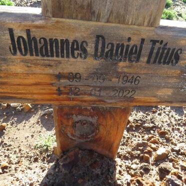 TITUS Johannes Daniel 1946-2022